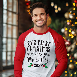 Unser erstes Weihnachten als Herr und Frau Frischv T-Shirt