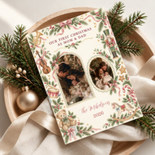 Unser erstes Weihnachten als Mama und Papa Foto