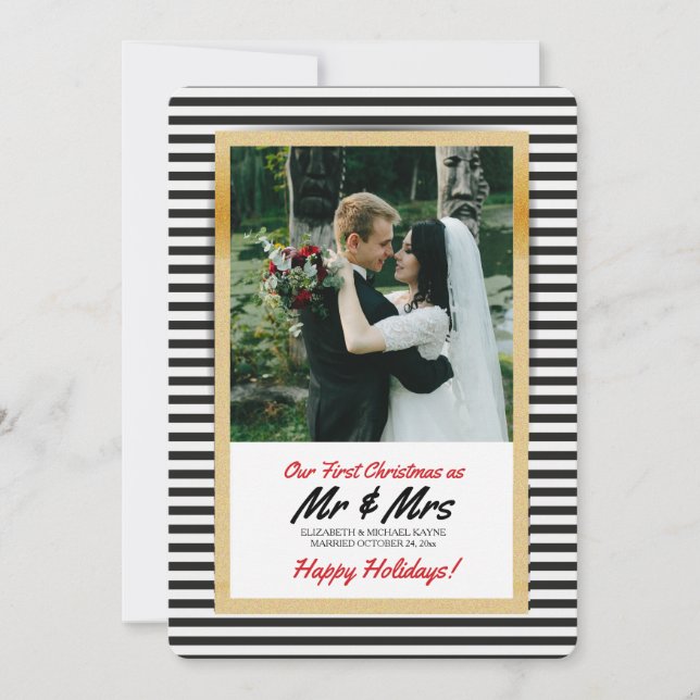 Unser erstes Weihnachten als Mr. & Mrs. (Vorderseite)
