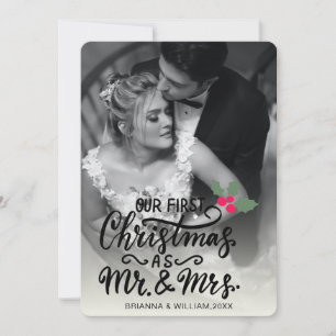 Unser erstes Weihnachten frisch vermählt Mrs und M