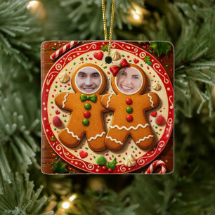 Unser erstes Weihnachten Herr und Frau lustiger Le Keramikornament