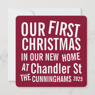 Unser erstes Weihnachten in unserem neuen Zuhause