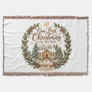 Unser erstes Weihnachten in unserem neuen Zuhause Decke