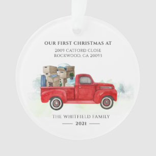 Unser erstes Weihnachten in unserem neuen Zuhause  Ornament