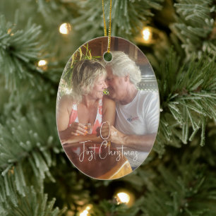 Unser erstes Weihnachten Keramik-Oval-Ornament Keramik Ornament