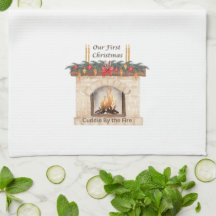 Unser erstes Weihnachten mit einem Kamin auf einem