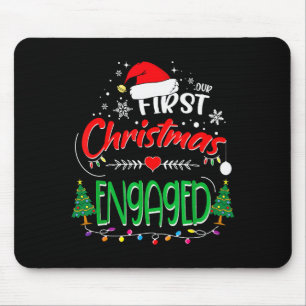 Unser erstes Weihnachten verlobt 2021 1. Weihnacht Mousepad