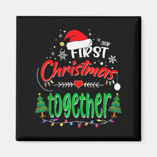 Unser erstes Weihnachten zusammen 2021 1. Weihnach Magnet