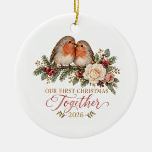 Unser erstes Weihnachten zusammen 2026 Keramik-Orn Keramik Ornament
