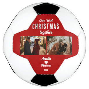 Unser erstes Weihnachten zusammen 2 Fotos Fußball