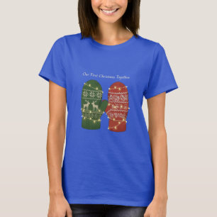 Unser erstes Weihnachten zusammen Gemütlich Gestri T-Shirt