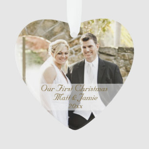 Unser erstes Weihnachten zusammen mit Paaren Ornament