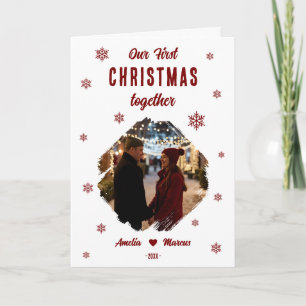 Unser erstes Weihnachten zusammen Paar Foto
