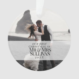 Unser erstes Weihnachts-Chic Ornament