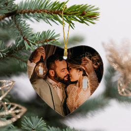 Unser erstes Weihnachts-Elegante Rose Gold Couple  Ornament
