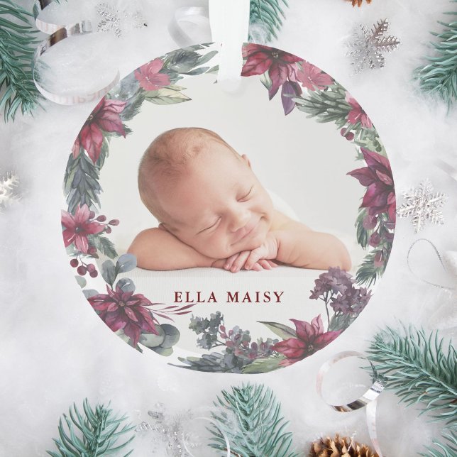 Unser erstes Weihnachts-Großeltern-Baby-Foto Ornament (Von Creator hochgeladen)