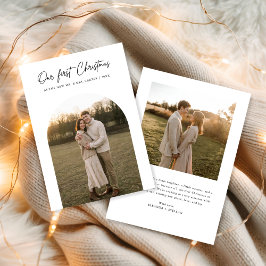 Unser erstes Weihnachts-Modern-Arche-Foto Feiertagskarte