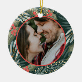 Unser erstes Weihnachts-Verheiratet-Weihnachtsgesc Keramik Ornament