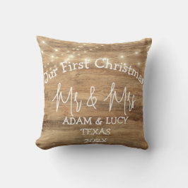 Unser erstes Weihnachtsbaumholz von Mr. und Mrs. Kissen