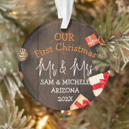 Unser erstes Weihnachtsbaumholz von Mr. und Mrs. Ornament