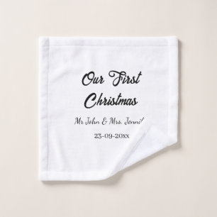 Unser erstes Weihnachtsdatum - Herr und Frau - Waschlappen