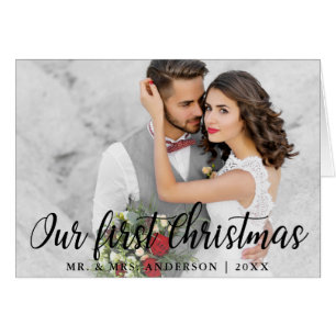 Unser erstes Weihnachtsfest-Foto