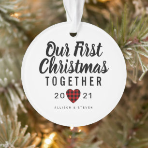 Unser erstes Weihnachtsfest Personalisiert Ornament