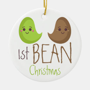 Unser erstes Weihnachtsjubiläum Keramik Ornament
