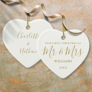 Unser erstes Weihnachtskript von Frau Gold Keramik Ornament