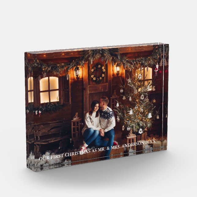 Unser erstes Weihnachtslied Fotoblock (Links)
