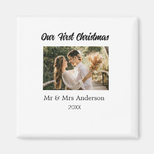 Unser erstes Weihnachtspaar Foto Name Mr. & Mrs. M Magnet