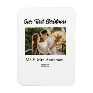 Unser erstes Weihnachtspaar Foto Name Mr. & Mrs. M Magnet