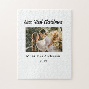 Unser erstes Weihnachtspaar Foto Name Mr. & Mrs. M Puzzle