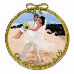Unser erstes Weihnachtsschmuck Fotoskulptur Ornament<br><div class="desc">Weitere Weihnachtsdesigns von Sandra Siehe mehr Weihnachtsbilder von Sandra</div>