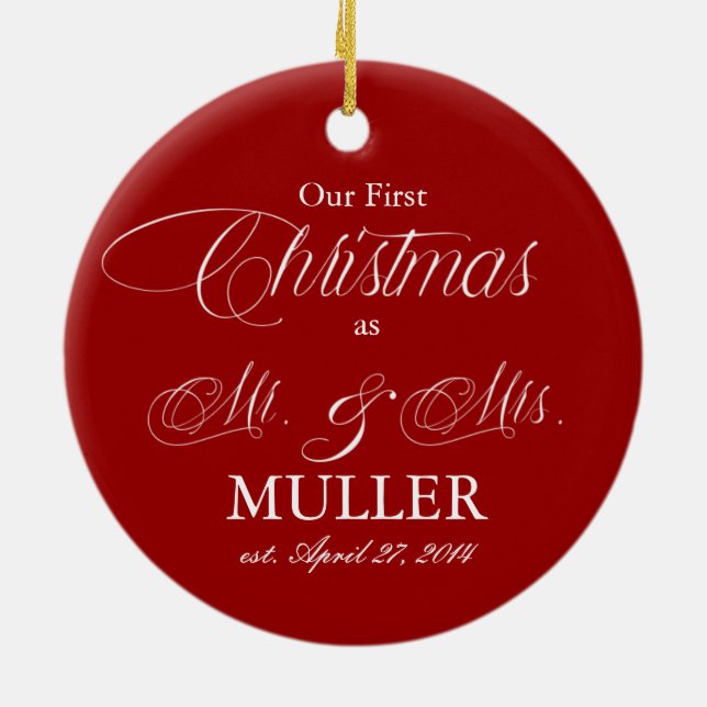 Unser erstes Weihnachtsschmuck | Urlaub (Hinten)