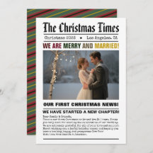 Unser erstes Weihnachtszeitungen-Foto