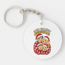 Unser Familien-Weihnachtsschlüsselanhänger