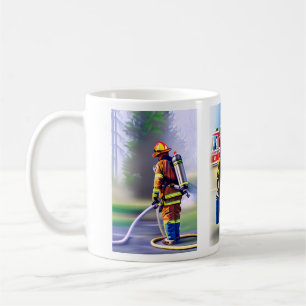 Unser Feuerwehrmann, unser Held Kaffeetasse