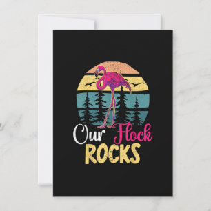 Unser Flock Rocks Design für Flamingo Matching Fam Einladung