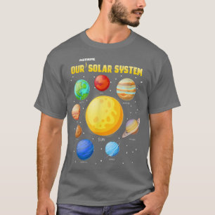 Unser großartiger Solar-Systeme-Planeten-Weltraum- T-Shirt