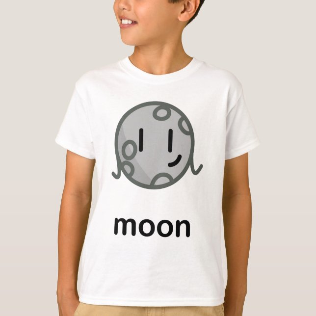 Unser großes fettfreies Sonnensystem - Mond T-Shirt (Vorderseite)