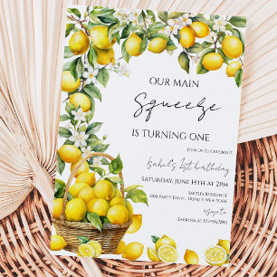 Unser Haupt-Limonen-Geburtstag Einladung