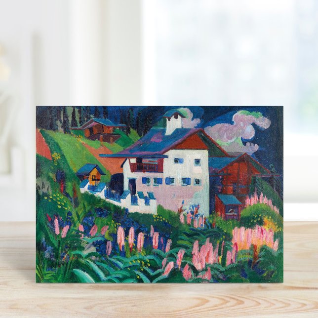 Unser Haus | Ernst Ludwig Kirchner Karte (Von Creator hochgeladen)