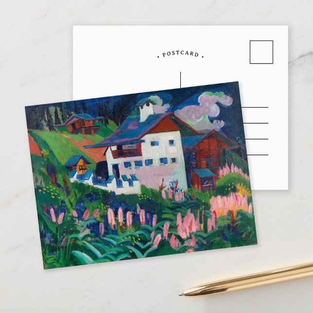 Unser Haus | Ernst Ludwig Kirchner Postkarte (Von Creator hochgeladen)