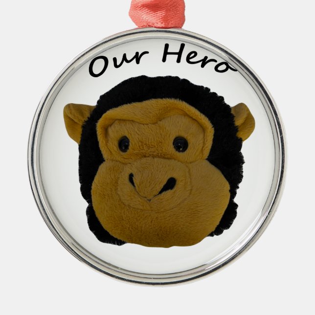 Unser Held Silbernes Ornament (Vorne)