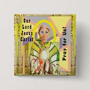 Unser Herr Jesus Christus Button