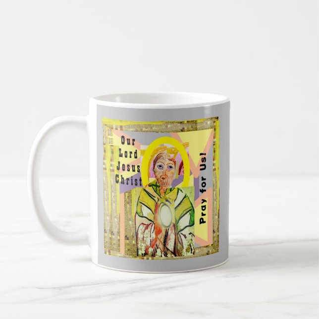 Unser Herr Jesus Christus Kaffeetasse (Links)