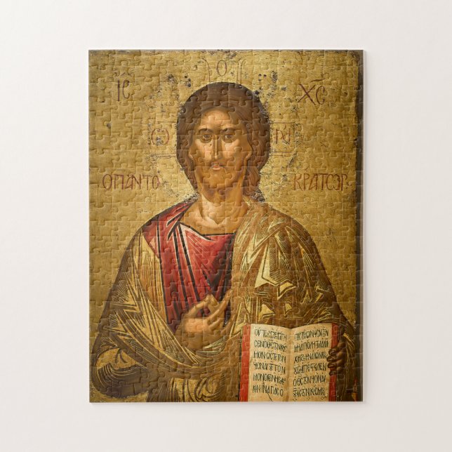 Unser Herr Jesus Christus orthodoxe Symbol Puzzle (Vertikal)