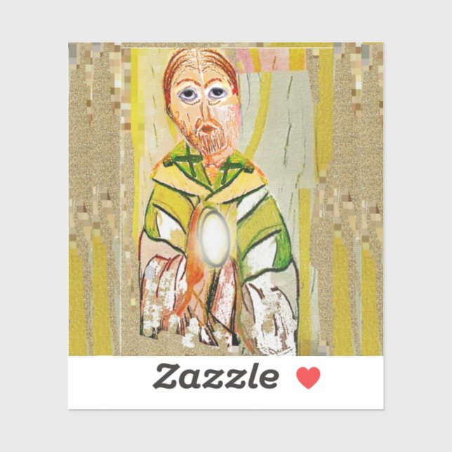 Unser Herr Jesus Christus Sticker (Blatt)