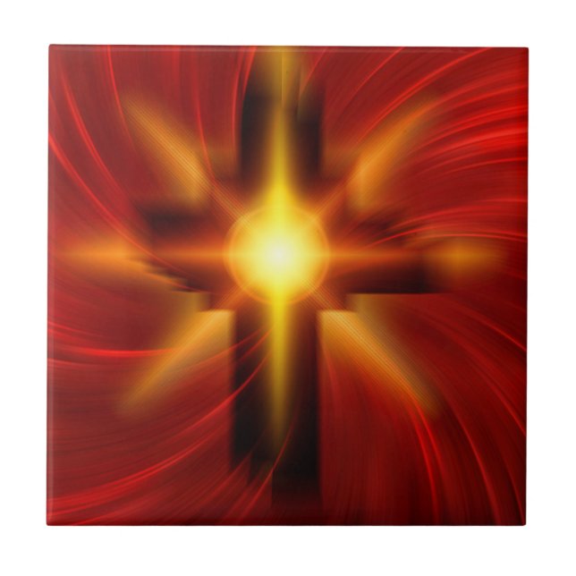 Unser Herr und Erretter Jesus Christus Keramik Til Fliese (Vorderseite)